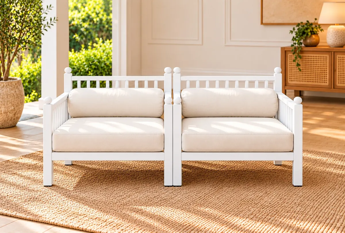 Alpine White Vedi Chair on rent – Rentals by WedLoc