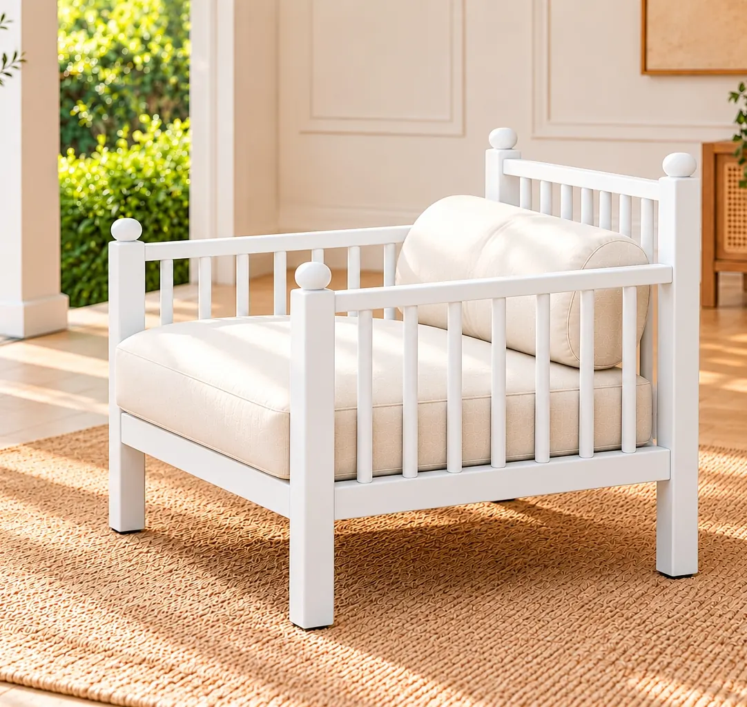 Alpine White Vedi Chair on rent – Rentals by WedLoc