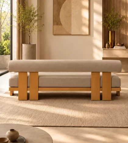 Bolsters Couple Couch on rent – Rentals by WedLoc