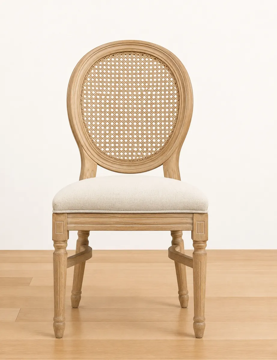 Cane Dior Chair on rent – Rentals by WedLoc