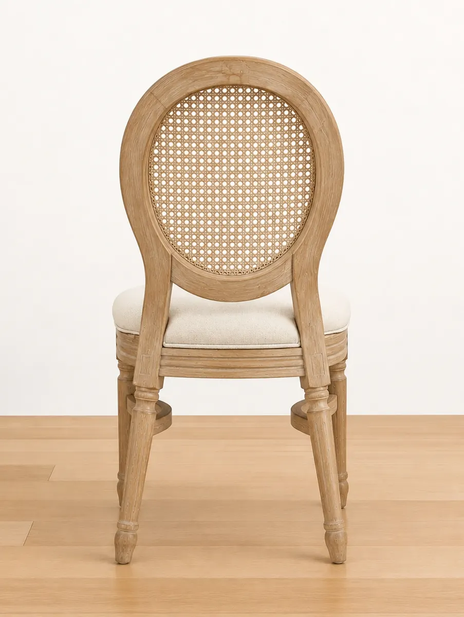 Cane Dior Chair on rent – Rentals by WedLoc