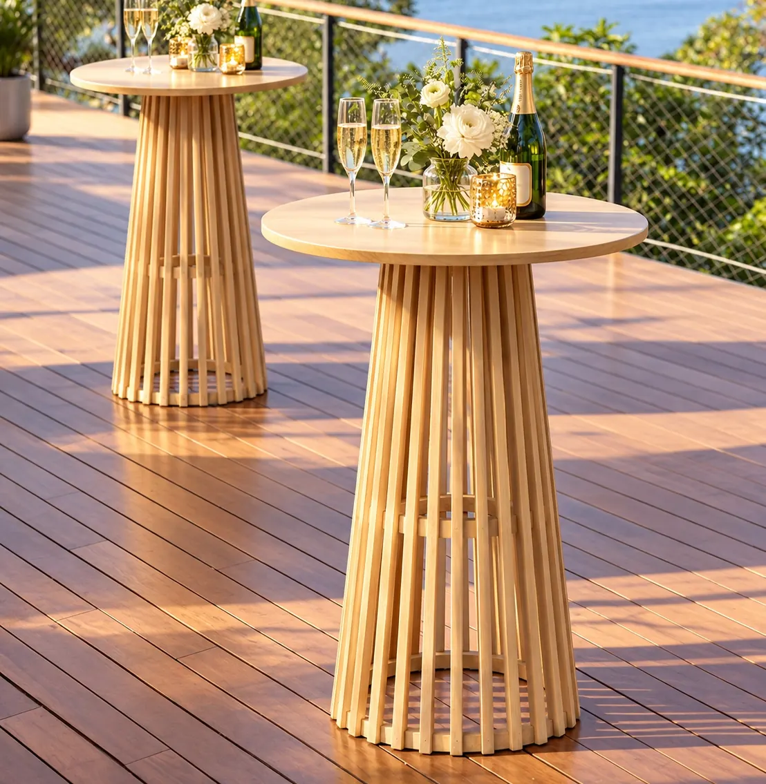 Fluted Gather Table on rent – Rentals by WedLoc