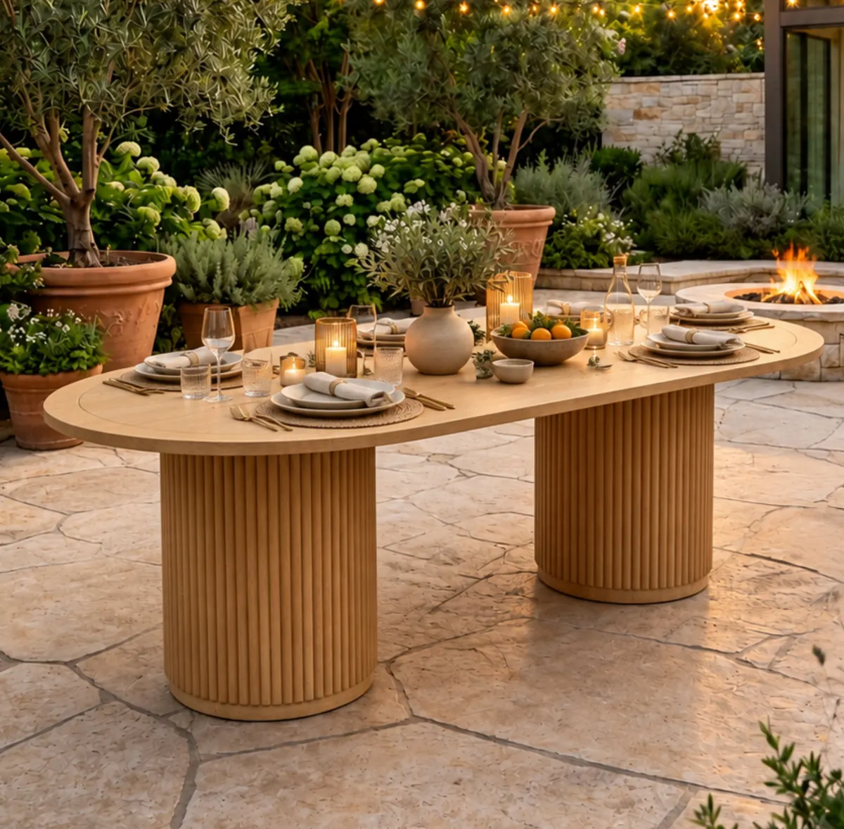 Odin Oval Table on rent – Rentals by WedLoc