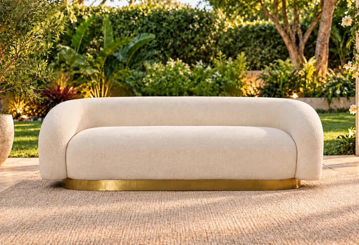 Pumpkin Sofa on rent – Rentals by WedLoc