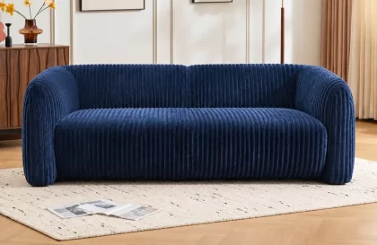 Ribelle Blue Sofa on rent – Rentals by WedLoc