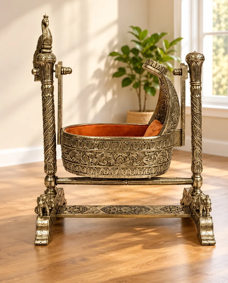 Royal Heirloom Cradle on rent – Rentals by WedLoc