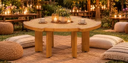 Sienna Table on rent – Rentals by WedLoc