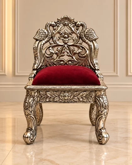 Silver Crest Vedi Chair on rent – Rentals by WedLoc