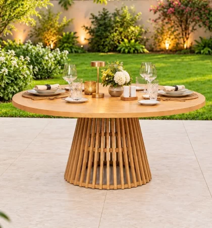 Wooden Owl Table on rent – Rentals by WedLoc